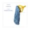 Boardwalk 5 in Looped-End Wet Mop, Blue, Cotton/Synthetic, PK12, BWK402BL BWK402BL - alternate 5